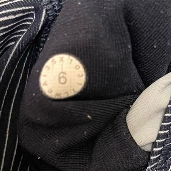 Lululemon Leggings Wunder Under HR Crop 21" Women 6 Etch Hail Midnight Navy - Picture 4 of 6